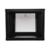 Gabinete de Pared de 9U con Puerta de Cristal Templado, 455 mm de Profundidad, Rack de 19'', Acero Reforzado Color Negro.