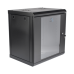Gabinete de Pared de 12U con Puerta de Cristal Templado, 455 mm de Profundidad, Rack de 19'', Acero Reforzado Color Negro. Gabinete de Pared de 12U con Puerta de Cristal Templado, 455 mm de Profundidad, Rack de 19'', Acero Reforzado Color Negro.