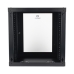 Gabinete de Pared de 12U con Puerta de Cristal Templado, 455 mm de Profundidad, Rack de 19'', Acero Reforzado Color Negro. Gabinete de Pared de 12U con Puerta de Cristal Templado, 455 mm de Profundidad, Rack de 19'', Acero Reforzado Color Negro.