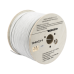 Bobina de Cable 305 Metros (1000 Pies): 6 x 18 AWG, Color Blanco, CMR, Para Sistemas de Seguridad y Alarmas