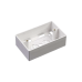 Caja de Pared Universal, Color blanco, Para montaje con Placas de Pared 
