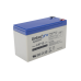 Batería 12 V / 7 Ah / UL / Tecnología AGM / Vida útil promedio 5 años / Uso en equipo electrónico, Alarmas de Intrusión / Incendio / Control de acceso / Video Vigilancia / Terminales F1 ( Incluye adaptador F2 )