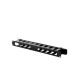 Organizador de Cables Horizontal de 1U para Rack de 19
