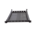 Charola Ventilada para Soportar Equipos en Rack, Profundidad Ajustable de 495 a 965 mm, 1U, Color Negro