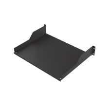 Charola para Soportar Equipos en Rack de 19 in, Profundidad de 34 cm, Color Negro, 2U