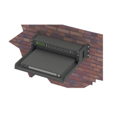 Rack Abierto de Montaje en Pared, de 19in, de 2 Unidades de Rack, con Charola de 460 mm de Profundidad, Se envía el Gabinete Armado. Rack Abierto de Montaje en Pared, de 19in, de 2 Unidades de Rack, con Charola de 460 mm de Profundidad, Se envía el Gabinete Armado.