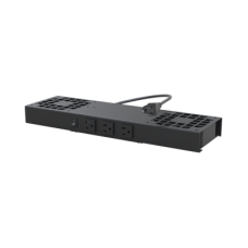 Kit de 2 Ventiladores (12 x 12 cm) con 3 Tomas de Corriente 110 Vca/50 Hz con Clavija