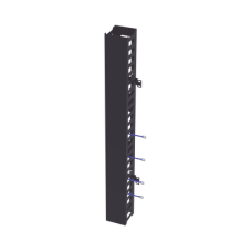 Kit Organizador Vertical de Cable Sencillo para Rack Abierto de 24 Unidades para EIQR3224 y EIRL5524DR.