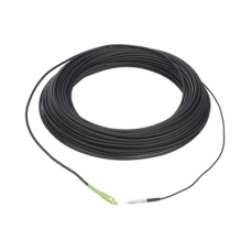 Rollo de Fibra Óptica Drop Redonda G657A2 Monomodo Simplex de 100 Metros (328.08 Pies) con Conectores SC/APC-SC/APC para Instalaciones Aéreas, Subterráneas o a la Intemperie