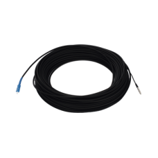 Rollo de Fibra Óptica Drop Redonda G657A2 Monomodo Simplex de 100 Metros (328.08 Pies) con Conectores SC/UPC-SC/UPC para Instalaciones Aéreas, Subterráneas o a la Intemperie