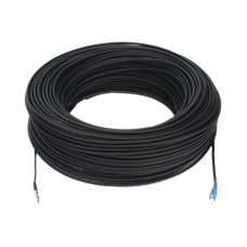 Rollo de Fibra Óptica Drop Redonda G657A2 Monomodo Simplex de 150 Metros (492.13 Pies) con Conectores SC/UPC-SC/UPC para Instalaciones Aéreas, Subterráneas o a la Intemperie