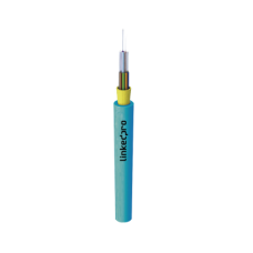 Cable de Fibra Óptica Multimodo OM4 50/125, 12 Hilos, para Interior, Tight Buffer 900µm, OFNR Riser, Dieléctrica, Precio Por Metro, (Hasta 2000 Metros en un Solo Tramo de Cable)