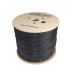Bobina de Cable Siamés Cat5e CCA + 2 Cables Gruesos (16 AWG) para Alimentar Cámaras Más Lejos / 305 Metros (1000 Pies) / Instalación en Exterior / Uso Industrial para Climas Extremos
