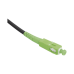 Rollo de Fibra Óptica Drop Redonda G657A2 Monomodo Simplex de 100 Metros (328.08 Pies) con Conectores SC/APC-SC/APC para Instalaciones Aéreas, Subterráneas o a la Intemperie