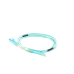 Jumper de Fibra Óptica Multimodo OM4 50/125 LC-LC OFNR (Riser), 2.0 mm, Dúplex, Aqua, 2 Metros (6.56 Pies)