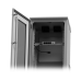Gabinete de Piso para Exterior con Ventiladores y Termostato con Rack de 19