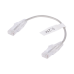 Cable de Parcheo Slim UTP Cat6 - 20 cm (7.87 Pulgadas) Gris Diámetro Reducido (28 AWG)