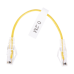 Cable de Parcheo Slim UTP Cat6 - 20 cm (7.87 Pulgadas) Amarillo Diámetro Reducido (28 AWG)