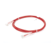 Cable de Parcheo Slim UTP Cat6 - 1.5 Metros (4.92 Pies) Rojo Diámetro Reducido (28 AWG)
