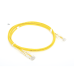 Cable de Parcheo Slim UTP Cat6 - 2 Metros (6.56 Pies) Amarillo Diámetro Reducido (28 AWG)