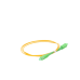 Jumper de Fibra Óptica Monomodo SC/APC-SC/APC Simplex de 1 Metro (3.28 Pies), 2mm
