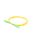 Jumper de Fibra Óptica Monomodo SC/APC SC/APC Simplex, color amarillo, 2 metros, 2mm