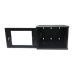 Gabinete de Montaje en Pared, Con Puerta de Cristal, de 19in, 6UR, Color Negro