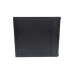 Gabinete de Montaje en Pared, Con Puerta de Cristal, de 19in, 6UR, Color Negro
