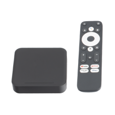 STB 4K Android con Google TV / Alto Rendimiento / Conexión Wi-Fi y por Cable / Control Remoto Bluetooth / Salida HDMI STB 4K Android con Google TV / Alto Rendimiento / Conexión Wi-Fi y por Cable / Control Remoto Bluetooth / Salida HDMI