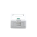 Caja de pared con 1 puerto Keystone, no incluye jack