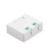Caja de Pared con 2 Puertos Keystone, No Incluye Jacks