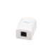 Caja de Pared con 1 Puerto, Incluye 1 Jack UTP Cat6A