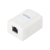 Caja de Pared con 1 Puerto, Incluye 1 Jack STP Cat6A