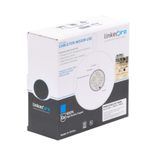 Bobina de Cable de 100 Metros (328.08 Pies), Cat5e, 24 AWG, Color Gris, UL, para Aplicaciones en Videovigilancia, Redes de Datos. Uso Interior