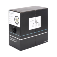 Bobina de Cable 305 Metros (1000 Pies) Cat6, 24 AWG, Climas Extremos, Color Negro, Sin Blindar, para Intemperie