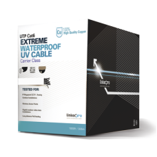 Bobina de Cable UTP Cat6 para Exterior en Color Blanco / 305 Metros (1000 Pies) / Certificada UL / Sin Blindaje