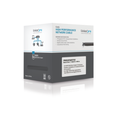 Bobina de Cable de 305 Metros (1000 Pies) Cat6+ Calibre 23 Exterior Blindado Tipo FTP para Climas Extremos, UL, Color Negro (Carrete Easy Pull)