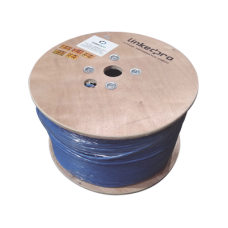 Bobina de 1000 Metros (3280.84 Pies) Cable Cat6+ Calibre 23 Alto Desempeño, ETL, UL, Color Azul, Super Flexible, de 1000 Metros (3280.84 Pies), para Aplicaciones de CCTV, Video HD, y Redes de Datos