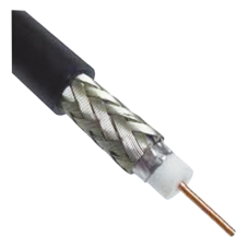 Metro de Cable Coaxial RG-8/X LP-240 de Baja Pérdida, 50 Ohms Metro de Cable Coaxial RG-8/X LP-240 de Baja Pérdida, 50 Ohms