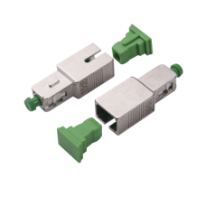 Atenuador Óptico Macho-Hembra con Conector SC/APC de 15dB para Fibra Monomodo