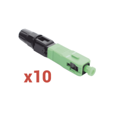 Conector Mecánico de Instalación en Campo, Monomodo FC/APC, Pre-pulido, Re-terminable (Paquete con 10 Conectores)