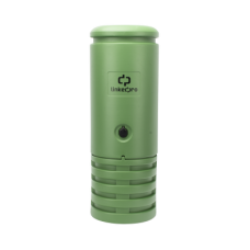 Pedestal para Cajas de Empalme de Fibra Óptica Cilíndrico Color Verde con Bracket Estándar (No Incluye Caja de Empalme)