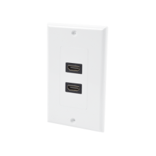 Placa de Pared de 2 Puertos HDMI Hembra a Hembra