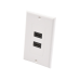 Placa de Pared de 2 Puertos HDMI Hembra a Hembra