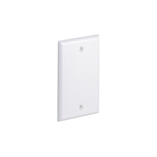 Placa de Pared Ciega Universal, Color Blanco