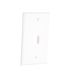 Placa de Pared de 1 Puerto, Keystone, Color Blanco