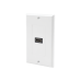 Placa de Pared 1 Puerto HDMI Hembra a Hembra
