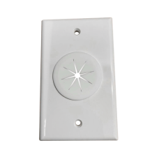 Placa de Pared, con Orificio y Grommet, Ideal para Pasar Cables