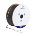 Carrete de Fibra Óptica Monomodo con Conectores LC-LC Duplex, Reforzada con Kevlar, de 300 Metros (984.25 Pies), Para Instalaciones Subterráneas por Tubería