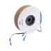 Carrete de Fibra Óptica Monomodo con Conectores SC-SC Duplex, Reforzada con Kevlar, de 50 Metros (164.04 Pies), Para Instalaciones Subterráneas por Tubería
